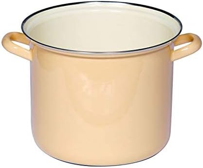 Klassieke pan met deksel, zwart/wit 1,5 liter - kookpannen