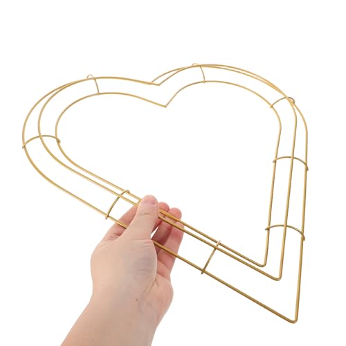Couronnes en fer forme de cœur Mobestech 35cm pour déco maison - 5