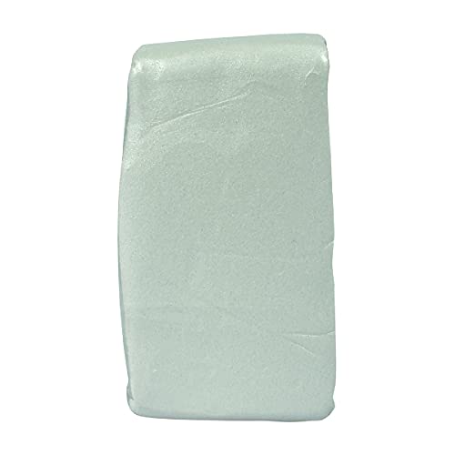 CULPITT Metallic Colour Food Modelling Pastes, Sugar Paste for Celebration Cake Models, Hearts, Stars, Flowers, Leaves, & Floral Gums That Set Hard for a Shimmering Finish - SIlver 100g (Pack of 2)