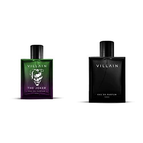 Image of VILLAIN The Joker Limited Edition Eau De Parfum For Men |100ml & Villain Perfume For Men 100 Ml - Eau De Parfum - Premium Long Lasting Fragrance Spray - Woody & Spicy