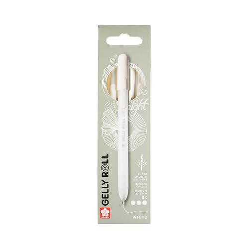 Sakura Gelly Roll Classic Click Gel Pen set de 3 blanco