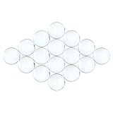 CleverDelights 14mm (9/16') Round Glass Cabochons - 50 Pack