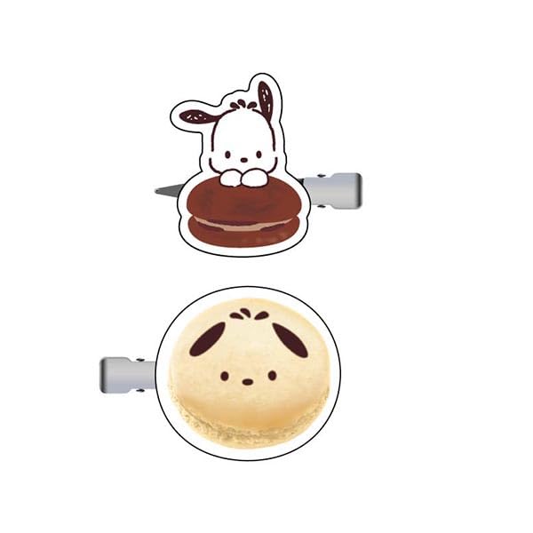 じゃれねこチャンとマカロン　ヘアクリップ じゃれねこチャンとマカロン ヘアクリップ サンリオ