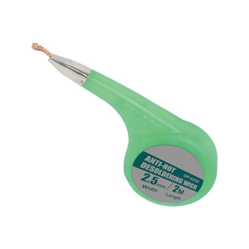 Herramienta de reparación de mechas de soldadura de 1,5 mm/2 mm/2,5 mm/3 mm/3,5 mm para desoldar eficiente y reparación de PCB con diseños