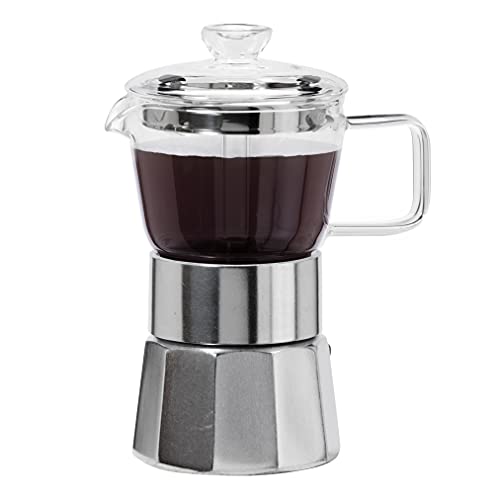 Oggi Stovetop Espresso Maker Moka Pot- 4 cup (4oz...