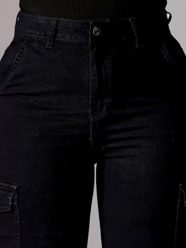 Image of Miss Chase A+ Women's Wide-Leg High Rise Regular Stretchable Denim Jeans