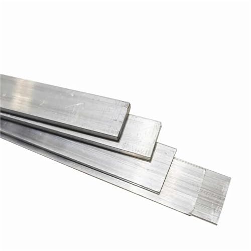 Chapa Acero Inoxidable Barra plana de aleación aluminio, barra cuadrada sólida, tira chapa metálica for bricolaje(500mm,8x12mm 1pcs)
