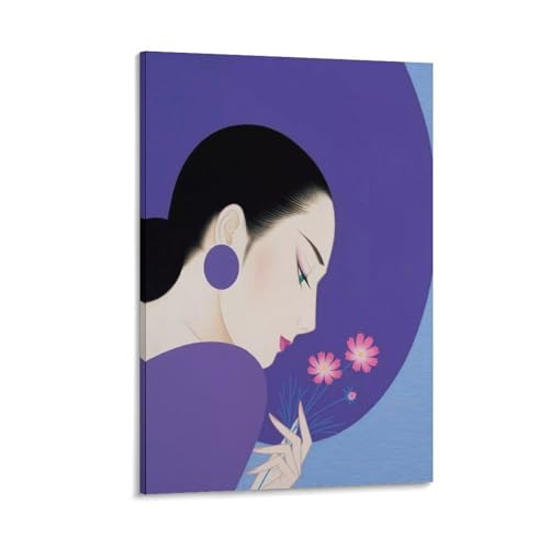  ߓcY̔l m  w |X^[ (70) EH[A[g  G xbh[ rO ǂ̊G20x30inch(50x75cm)