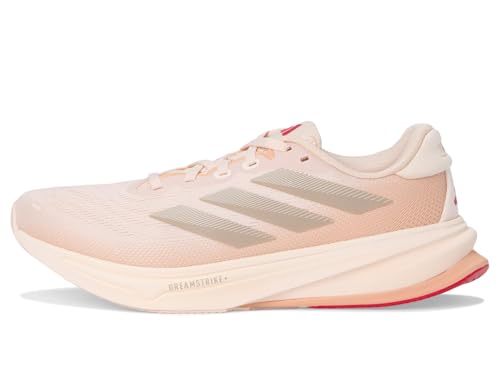 adidas, Womens, Supernova Rise 2 Running Shoes, Wonder Quartz/Champagne Metallic/Pure Ruby, 10.5, B - Medium