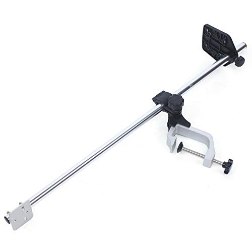 Image of DNYSYSJ Universal Portable Fish Finder Bracket, 360 Adjustable, Aluminum Alloy, Compatible with Most Fish Finders