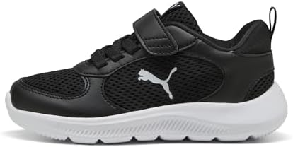 PUMA Puma Fun Racer 2 AC+ PS Unisex Çocuk Spor Ayakkabı, PUMA Black-PUMA White, 29 - Görsel 4