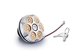QUALITÄT: Das Gaslock Bullet Cap besteht vollständig aus hochwertigen Materialien und wird gefertigt aus eloxiertem Billet-Aluminium, Massiv-Messing, Massiv-Kupfer, High Quality Kunststoff & Edelstahl.