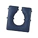 FytStycale Commode Chair Cushion Toilet Seat Cushion Seniors Disabled Waterproof Thickened Camping Toilet PU Leather Universal Household, Gourd Hole