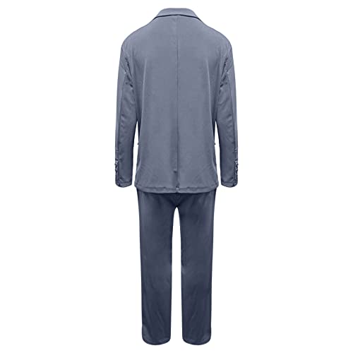 Womens Pant Suits Dressy Casual Two Piece Set Velvet Blazer and Pants Set Fashion Loose Party Prom Business Wedding Suits4