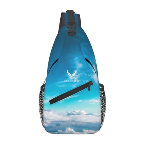 Bolso Sling Us Air Force Negro para Hombre Pequeño miniatura 2