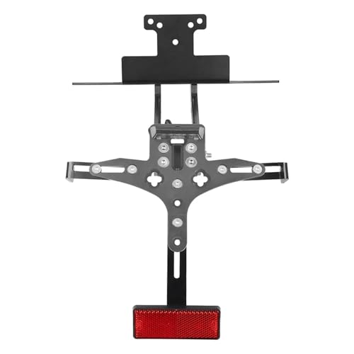 Support de plaque moto Yamaha XMAX 300 de 2017 a 2022 robuste avec sa fixation arriere