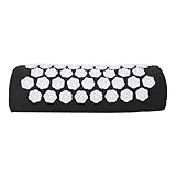 Topyond Premium-Akupressurkissen, Nackenschmerzkissen, Muskelentspannung, Linderung von Rückenschmerzen, Stoß- Und Feuchtigkeitsbeständig, Ergonomische Nackenstütze Zur Nackenlinderung(Schwarz)