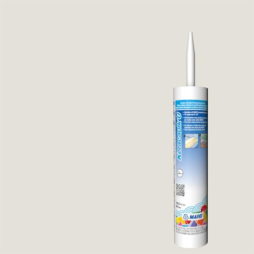 Image of Mapei Keracaulk U Premium, Paintable, Unsanded, Siliconized Acrylic Caulk, Expertly Formulated to Match Grout Colors, 10 oz., 5220 Eggshell- Unsanded