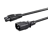 Monoprice 6ft 18AWG Grounded AC Power Cord 10A (IEC 60320 C14 to IEC 60320 C5)