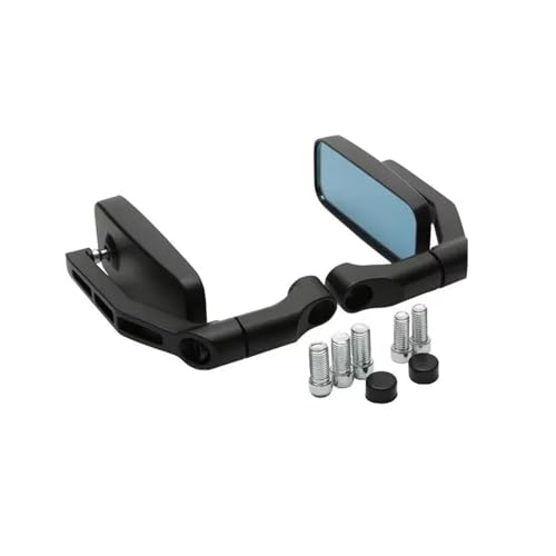 Espejos retrovisores motocicleta para eliminar puntos ciegos con ajuste 360 negro