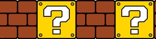 Nintendo Super Mario Question Block Peel and Stick Border
