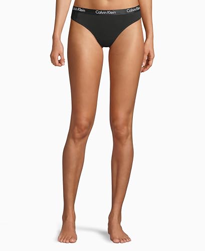 Calvin Klein Women's Motive Cotton Multipack Thong Panty, 3 Pack2