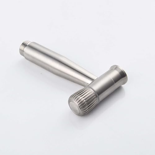 Ducha bidet para WC cromo con manguera de acero inoxidable de 1,2 metros 6