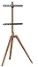 Produktbild Staffelei/Bodenstativ für Flachbildschirme für Bildschirme 45 - 65 (114-165 cm), Belastung bis 40 kg, Nussbaum OptikTV Halter