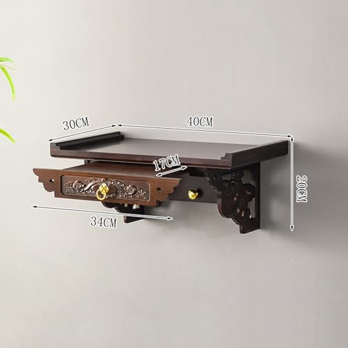 Niche Bouddhiste en Bambou Massif et Finition Artisanale - 2
