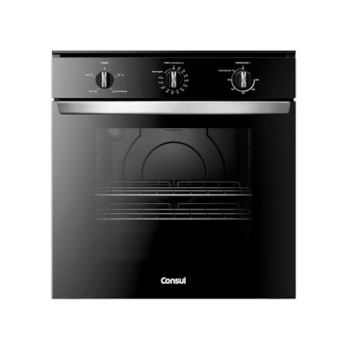 Consul Forno Elétrico de Embutir, Preto, 84 Litros, 1650W, 45.7x57x58cm, 27kg
