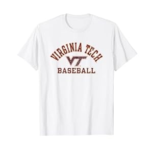 Virginia Tech Hokies Vintage Baseball Logo T-Shirt