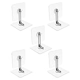 TOKIDNY 5 Sätze Selbstklebende Möbel Umkippsicherungen Starke Anti Umkippsicherheitsgurte Sicherung Einfache Montage ohne Bohren Sichere Befestigung für TV Regale Bücher Kleiderschränke