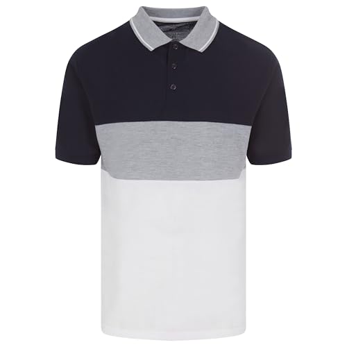 Camisetas polo para hombre de piqué, manga corta, paquete de 4 miniatura 5