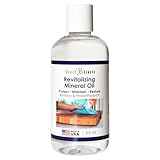 Totally Bamboo Revitalizing Mineral Oil for Bamboo & Wood Cutting Boards, Food Grade & Food Safe, 8 Oz Capacity
