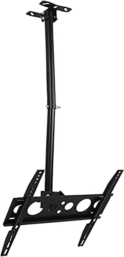 LWJSOCP Soporte para TV, Soporte de Pared para TV, Soporte de Techo para TV, Ajuste de Altura telescópico, Soporte de Techo Giratorio e inclinable de 360°, Compatible con televisores de 32