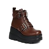 Elegancia con vanguardismo: La combinación del tacón alto y el diseño con cordones agrega un toque de elegancia con un toque vanguardista, lo que permite un look equilibrado que puede ser tanto femenino como atrevido.