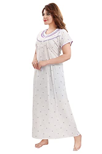 Image of Soulemo Women's Polycotton Printed Maxi Nighty