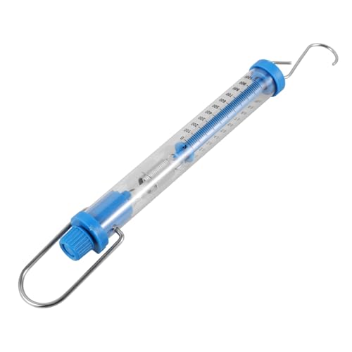 CIYODO Dynamometer Hanging Tube Spring Scales Force Scale Hanging Spring Scale Force Balance Scale Tubular Spring Scale Spring Scale for Experiment Spring Balance Scale Iron