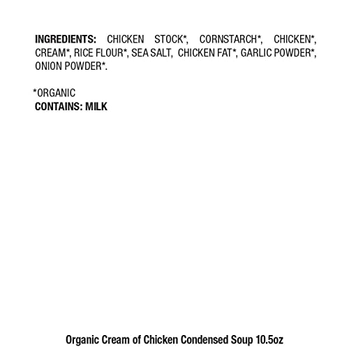 Image of Pacific Foods Organic Cream of Chicken Soup, 10.5 oz Can (Pack of 2)