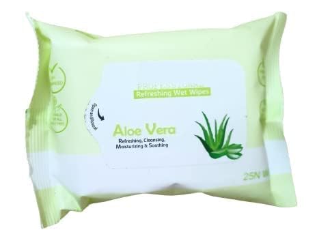 Refreshing Wet Wipes With 4 Different Fragrance, Facial Wet Wipes For Face And Travel Use For Girls And Boys Pack Of 4 4