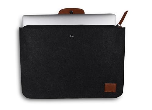 Image of Wolf PRDIE Laptop Bag Sleeve Case Cover for 13 Inch, 13.3 Inch Laptop MacBook Air Pro Waterproof Laptop Sleeve /Cover (Zipper Black, Bag 13.3 inch)