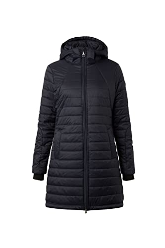 HORZE Charlotte Womens Long Riding Jacket - Dark Navy - 12