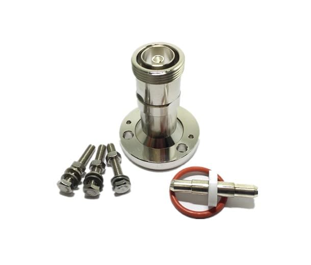 50ohm 7/8 EIA Flange Panel Mount to 7/16 Din Female Adaptor Connector
