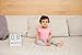 Pearhead Wooden Milestone Age Blocks, Gender-Neutral Baby Accessory for Photo Sharing, Weekly, Monthly, Year and Grade Growth Markers, Distressed Gray
