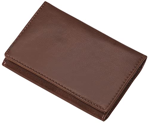 レイメイ藤井 名刺入れ グロワール メモホルダー付き 合皮製 ブラウン GLN1054C