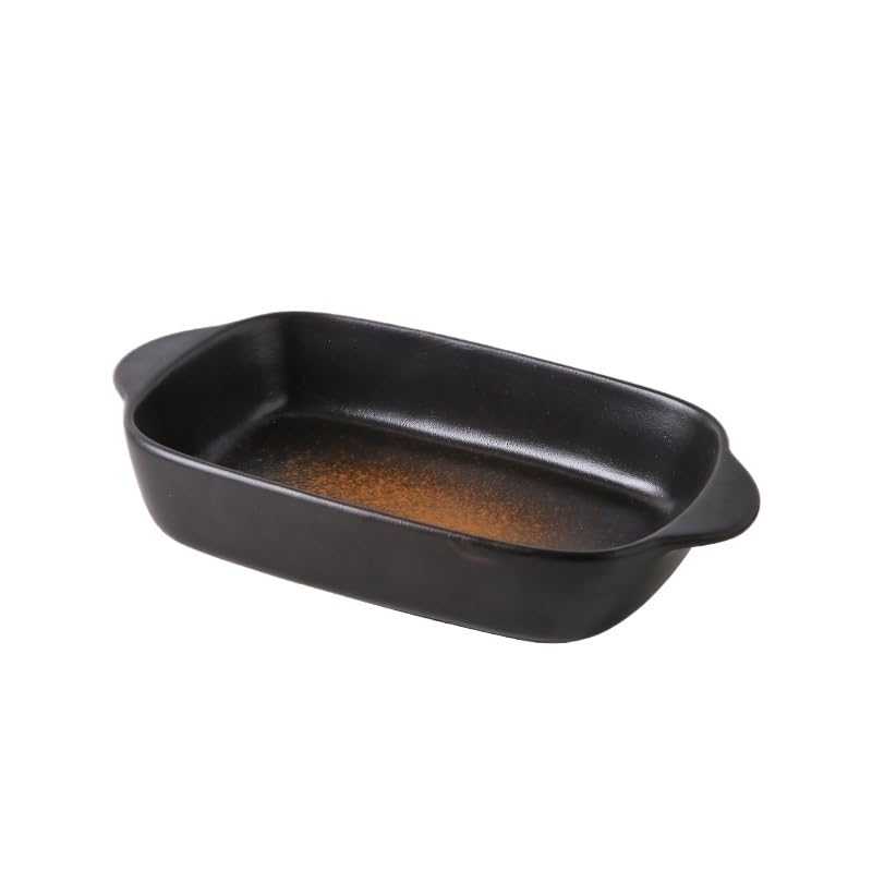 Zapiekanka 700ML Ser Pieczony Ryż Taca Ceramiczny Piekarnik Domowy Kuchenka Mikrofalowa Do Pieczenia Przybory Kuchenne Tace piekarnika(Red)