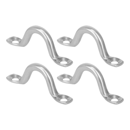 Correa de Ojo de Bucle de Cubierta de Acero Inoxidable, Almohadilla de Barco, Ojo de 5mm, Amarre para Aparejo de Kayak en Canoa