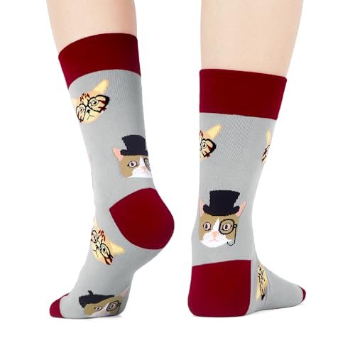 WeciBor Women's Funny Colorful Novelty Pattern Cotton Crew Socks Funky Gifts for Mum