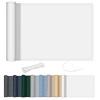 Tenda Paravista Per Balcone 75x400 Cm – Schermo Per Privacy E Protezione Da Vento E Raggi UV – Frangivento Taupe Con Anelli In Acciaio Inox