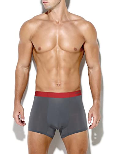 Arjen Kroos Mens Ice Silk Underwear Trunks With Pouch Breathable Boxer Briefs For Men 4 Pack Short Leg Underpants,Ak2215-4 Pack-B,Large #TOP3